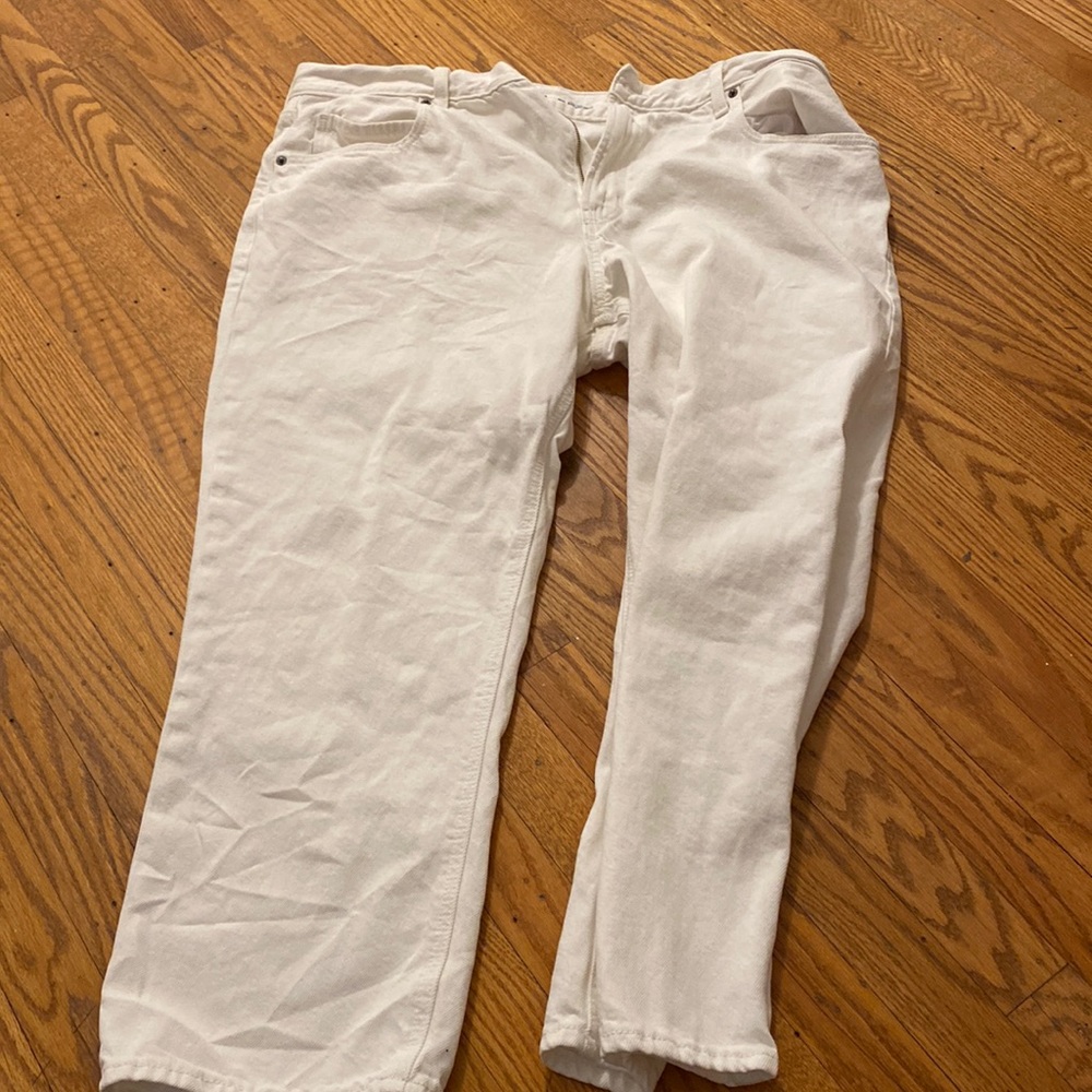 white jeans